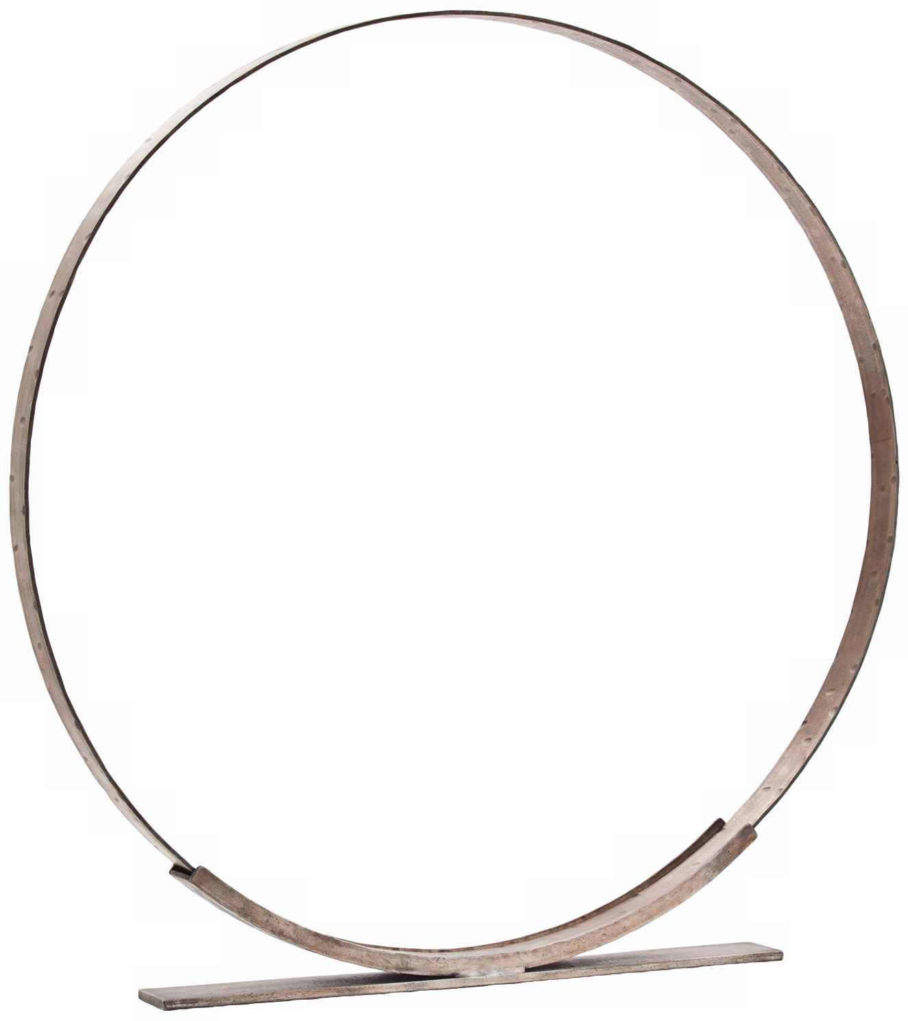 Large Kobe Iron Ring Sculpture