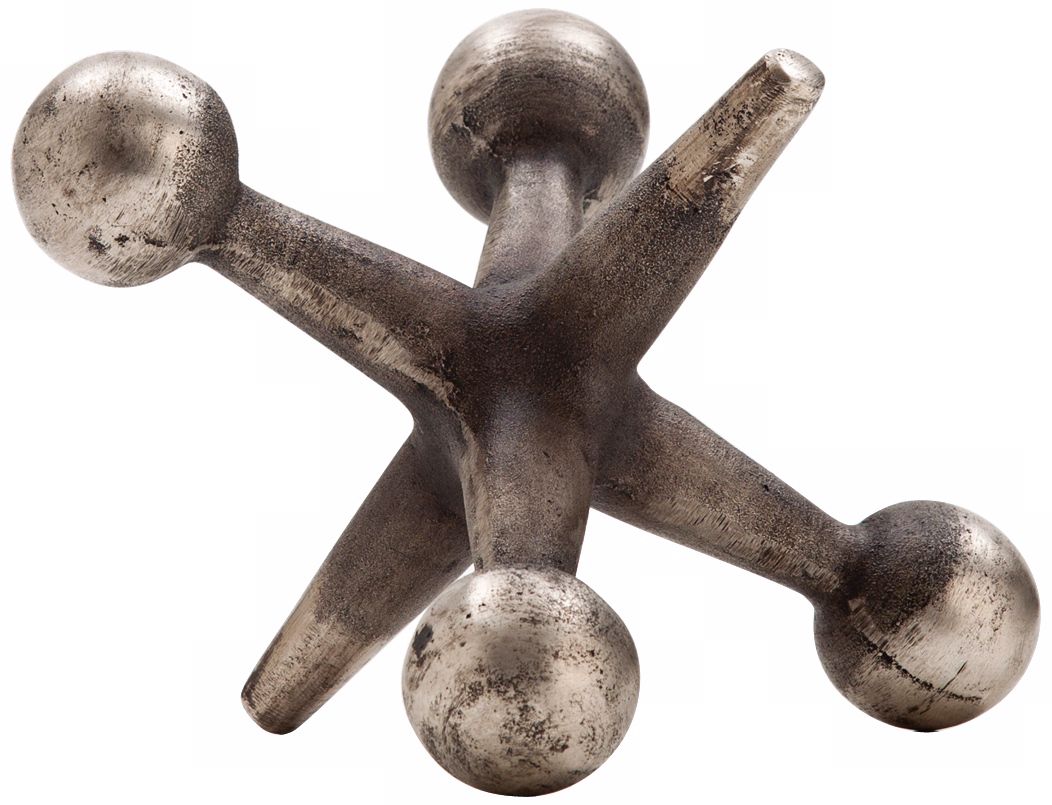 Jack 4 1/2" High Iron Sculpture