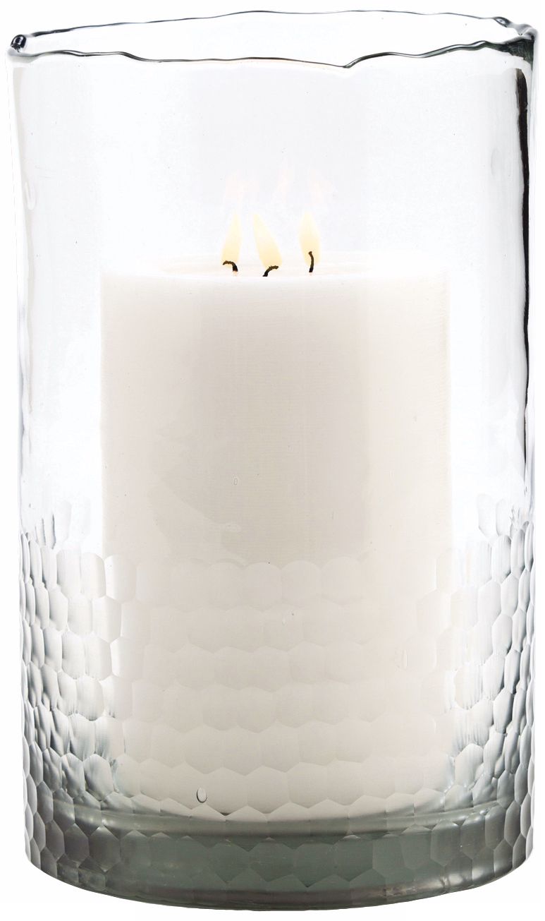 Loki Honeycomb Etched Glass Hurricane