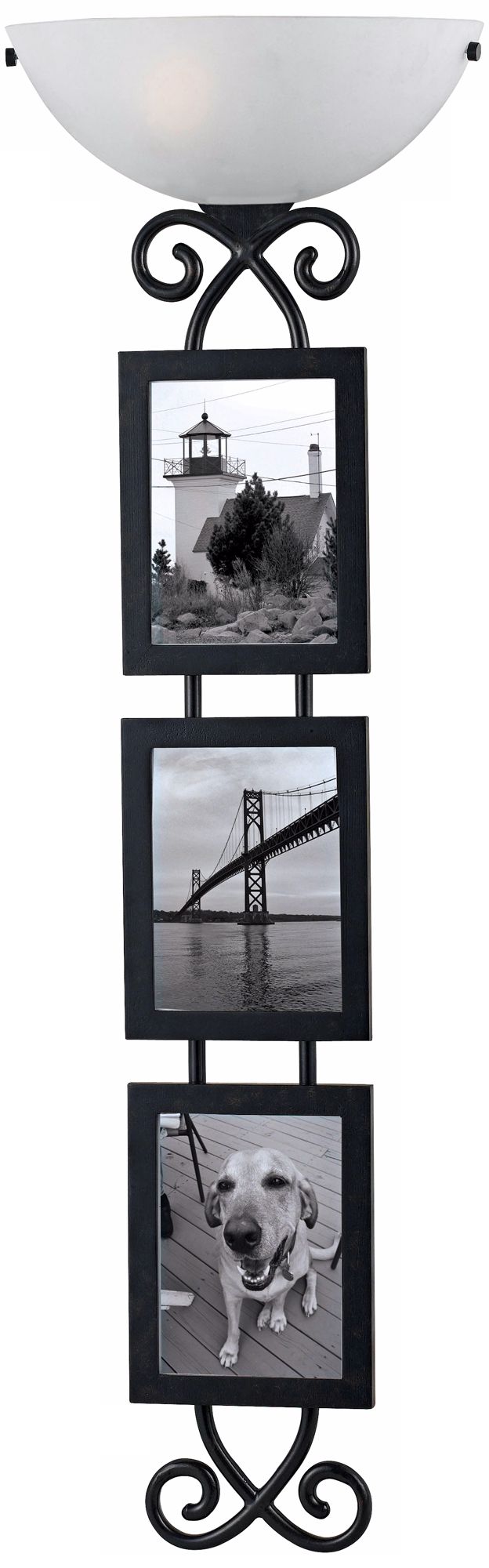 Kenroy Gallery 40" High Picture Frame Plug-In Wall Light