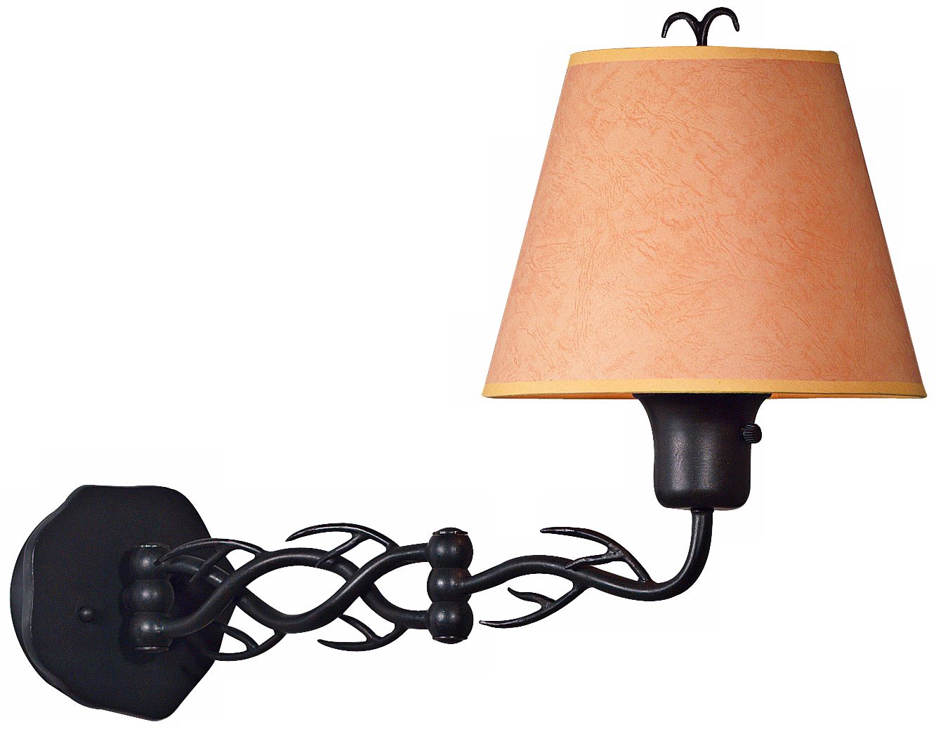 Kenroy Home Twigs Plug-In Swing Arm Wall Light