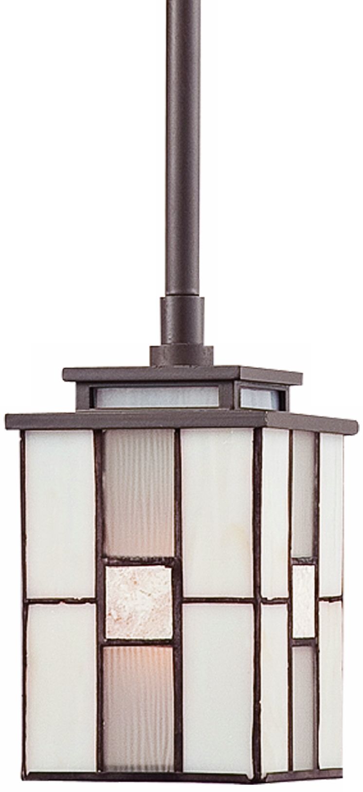 Quoizel Finley Tiffany Glass Mini Pendant Chandelier