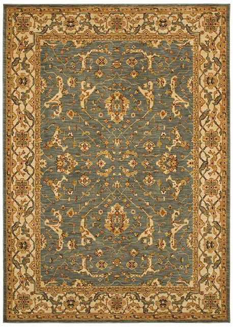 Kathy Ireland Somerset Empress Blue Area Rug