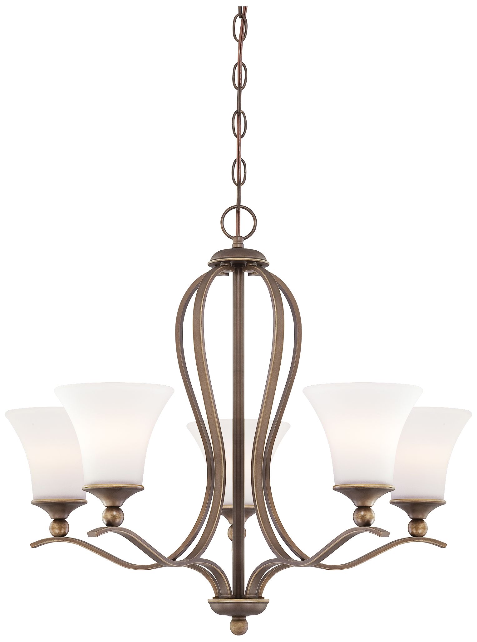 Quoizel Sophia Palladian Bronze 5-Light Chandelier