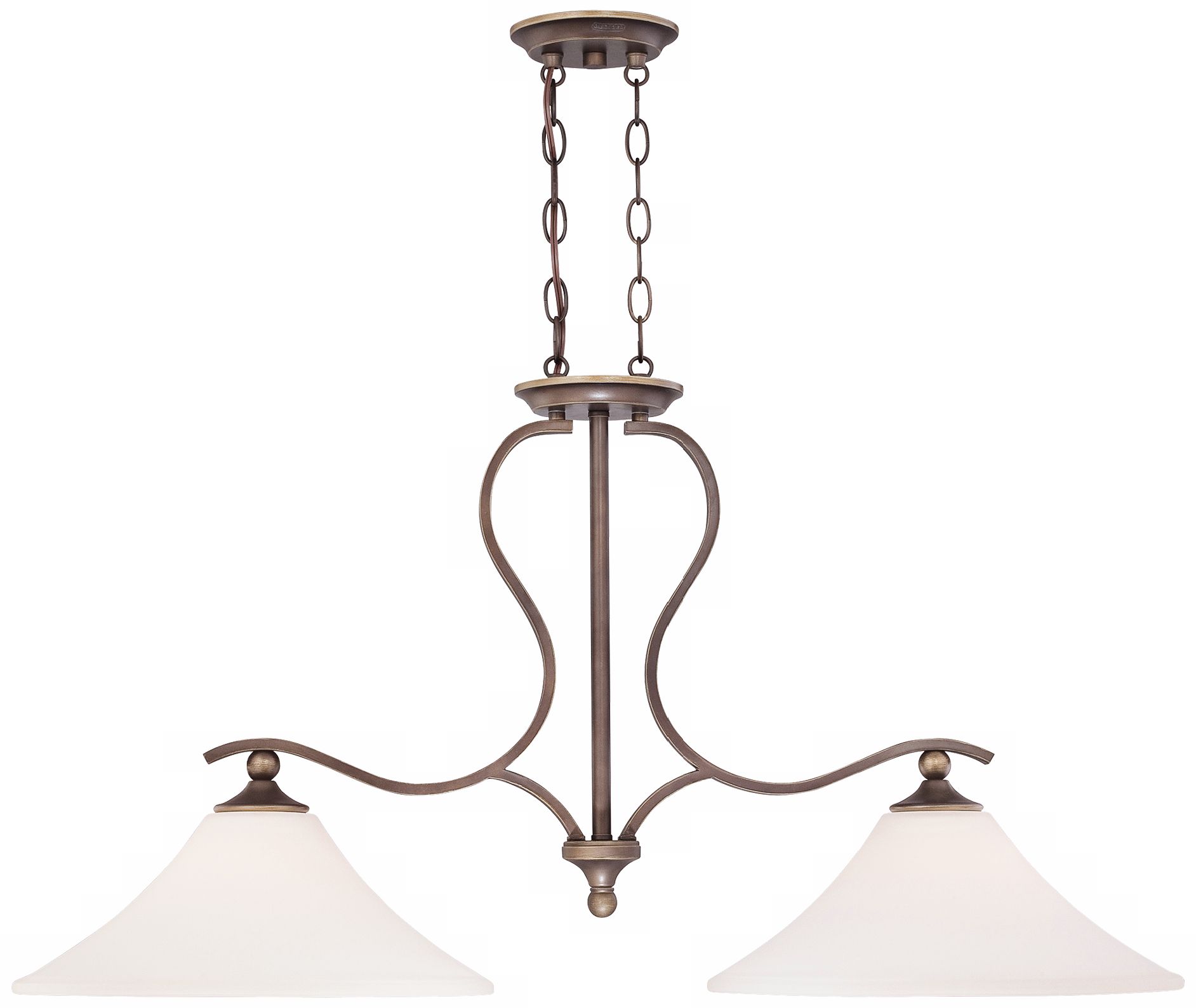 Quoizel Sophia Palladian Bronze Island Chandelier