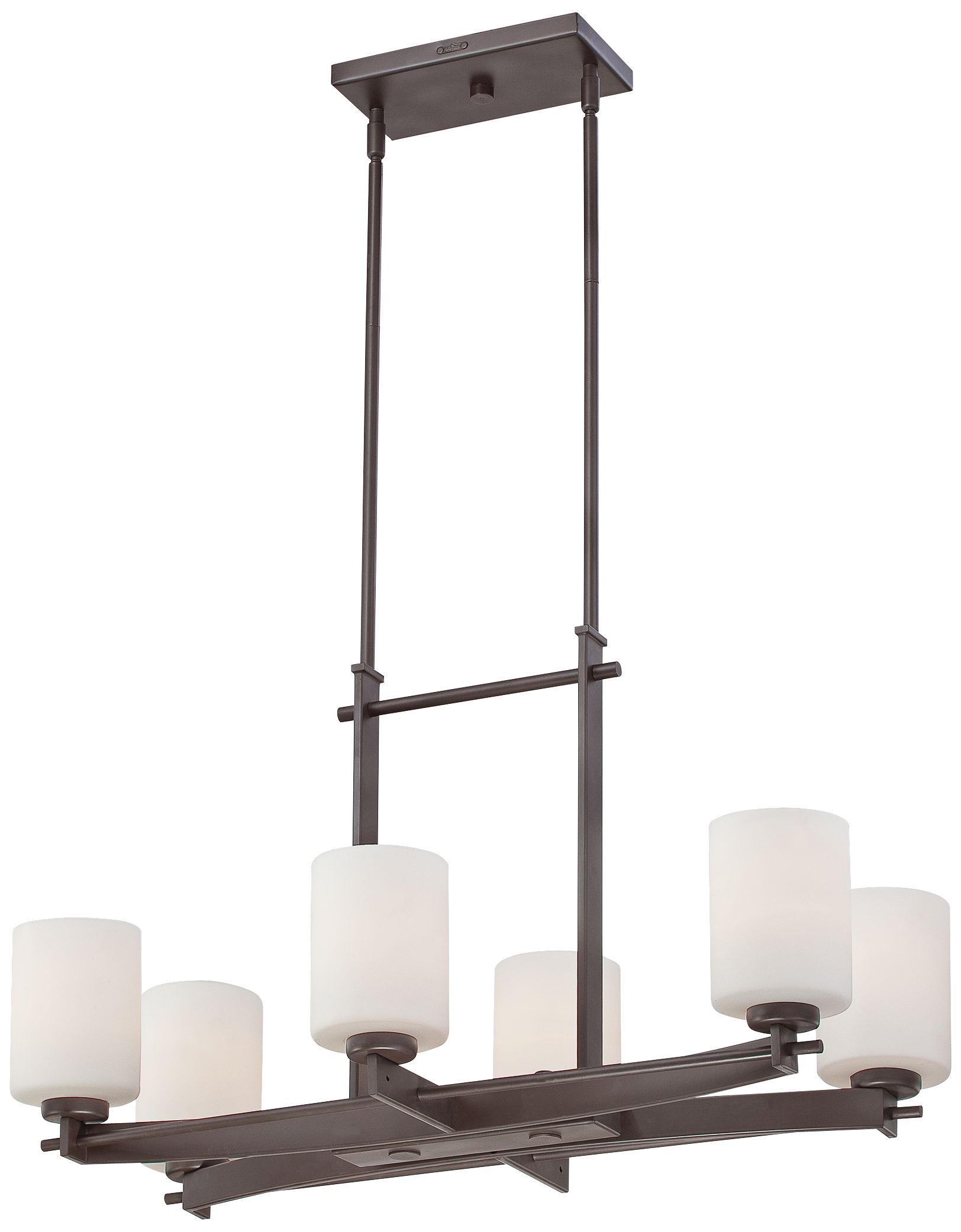 Quoizel Taylor Western Bronze 6-Light Island Chandelier