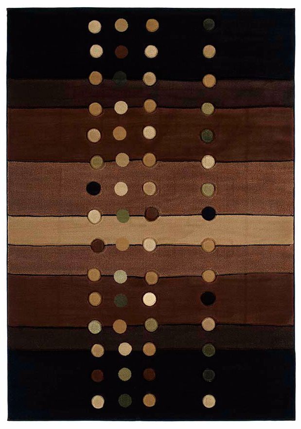 Mossa Collection Shasta Chocolate Area Rug