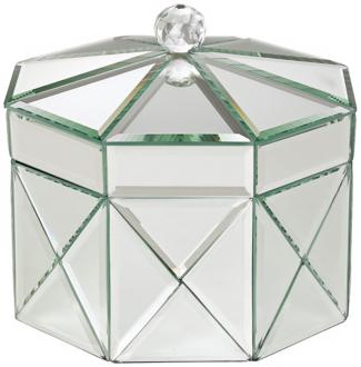 Octagonal Mirrored Jewelry Box R9212