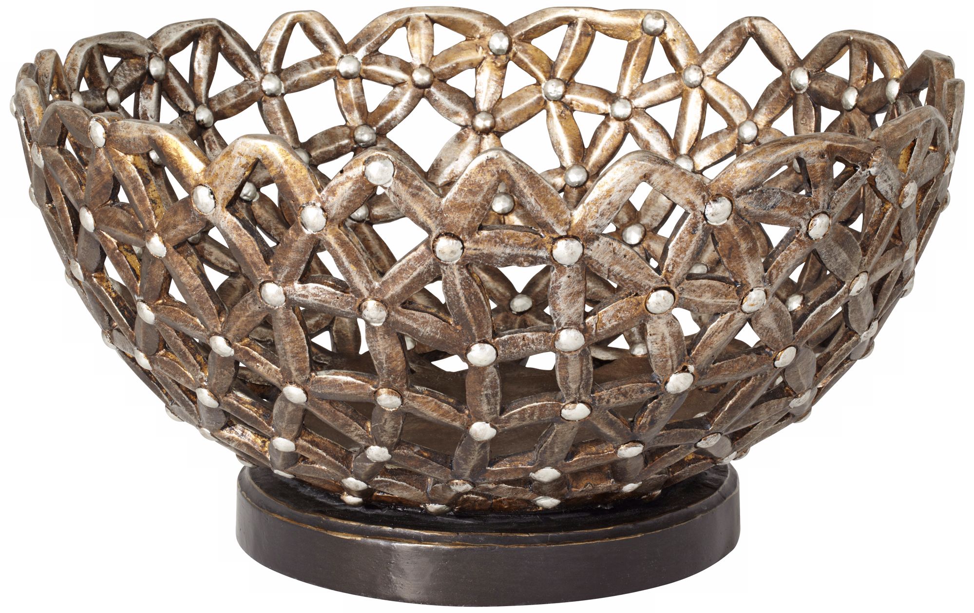Floral Lattice Decorative Bowl