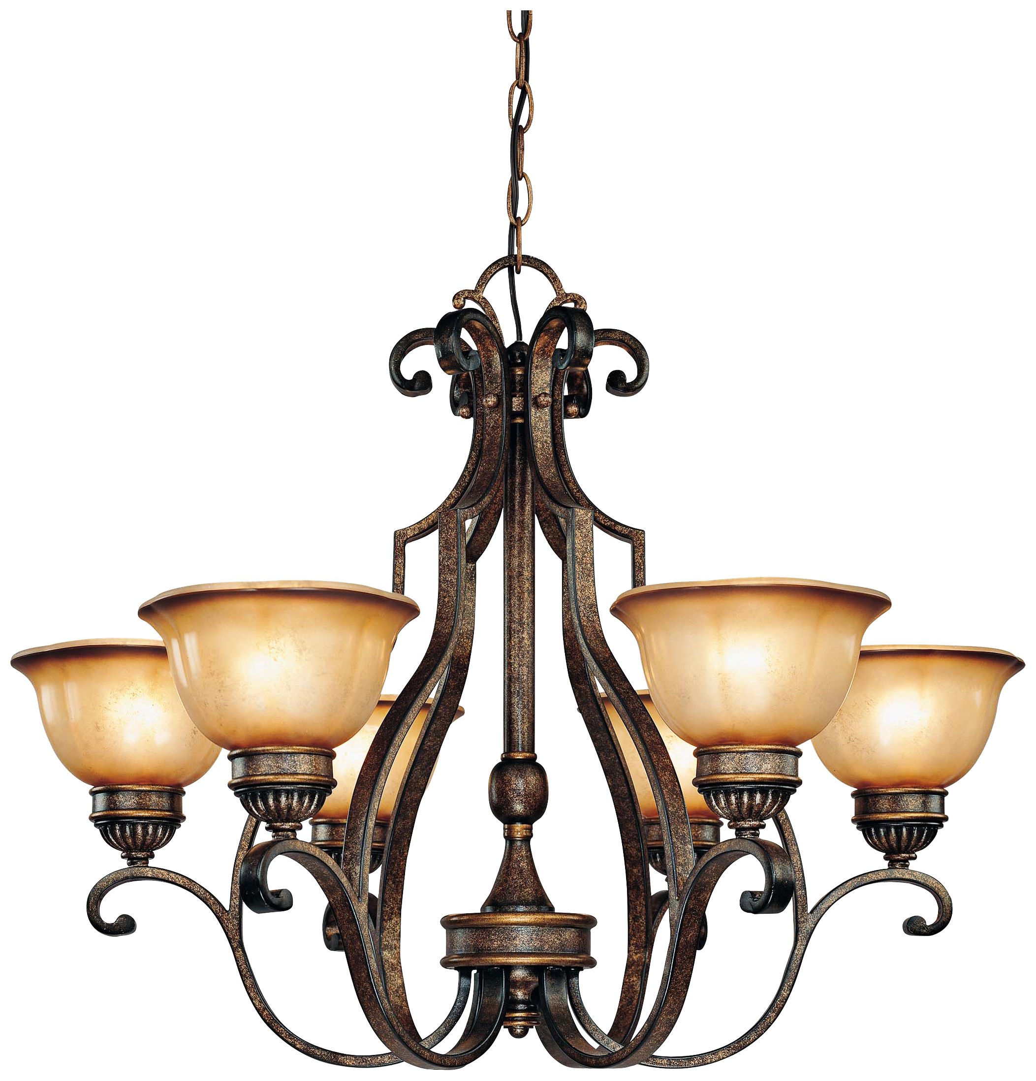 Brompton 31 1/2" Wide 6-Light Chandelier