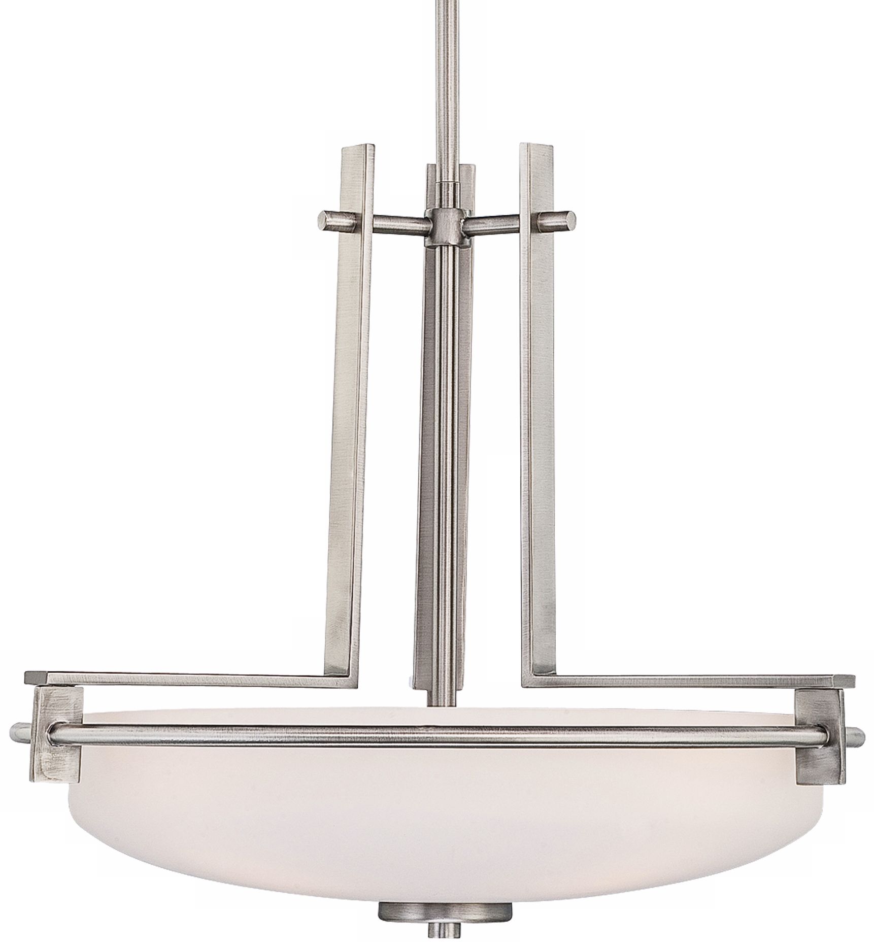 Quoizel Taylor Antique Nickel Bowl Pendant Chandelier