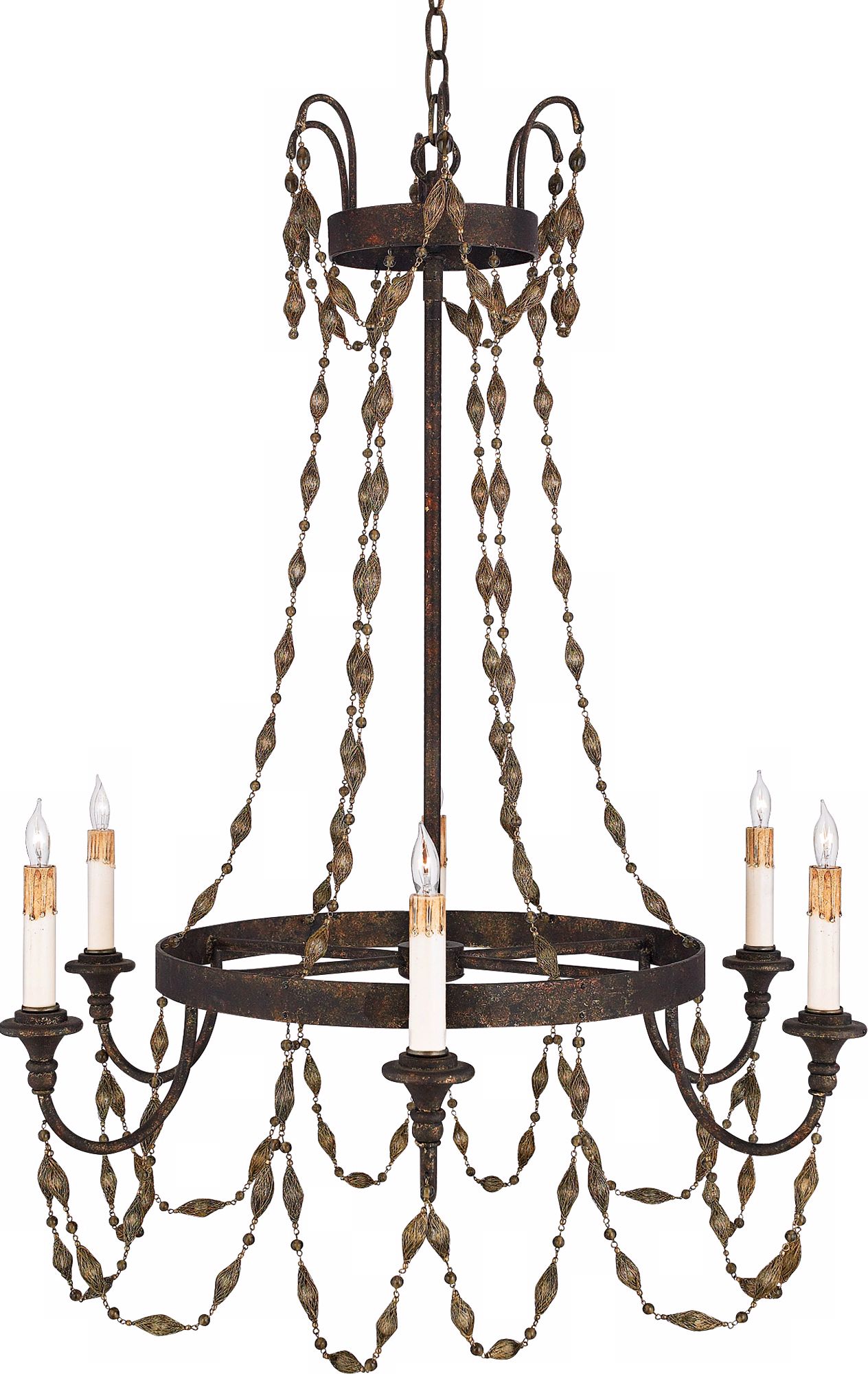 Quoizel Jullian Mayan Gold Chandelier
