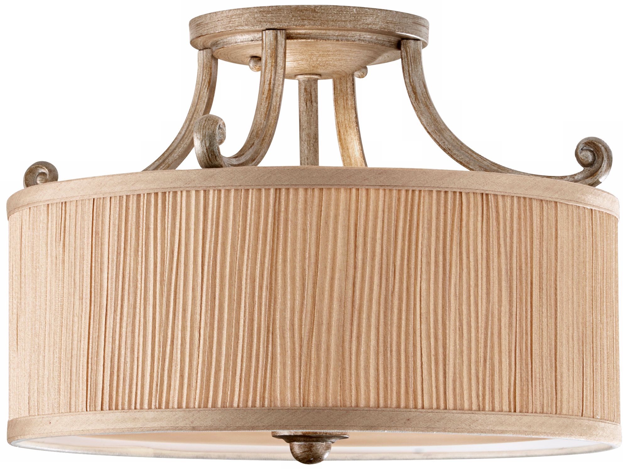 Murray Feiss Abbey 14" Wide Semi Flush Ceiling Light