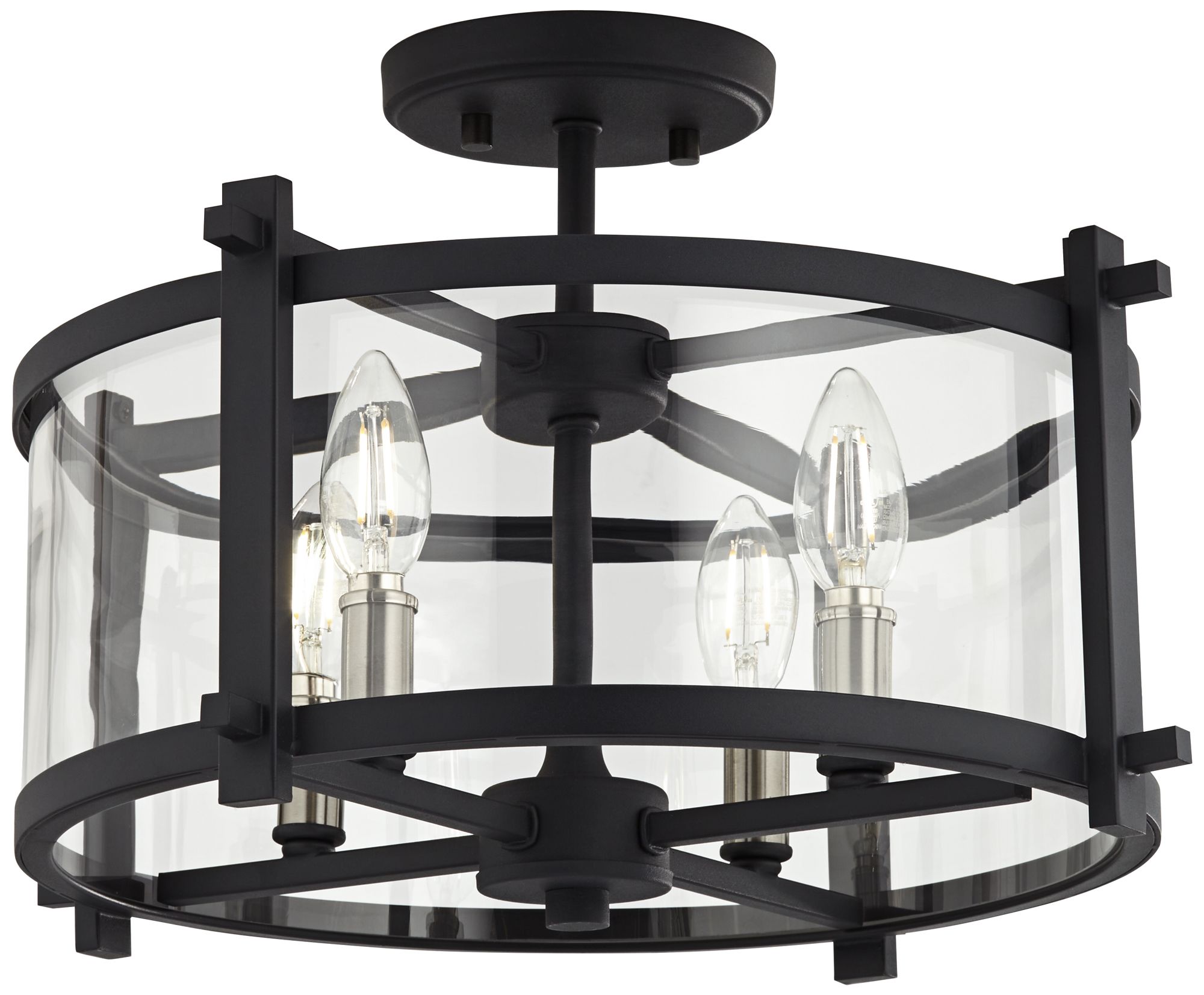 Murray Feiss Ethan 16 1/2" Wide Semi-Flush Ceiling Light