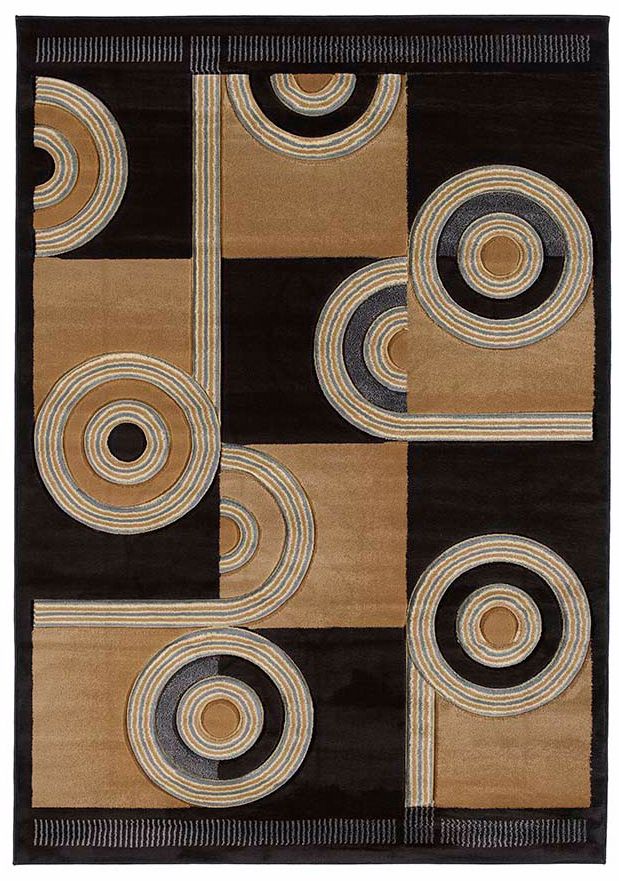 Mossa Collection Rollo Chocolate Area Rug