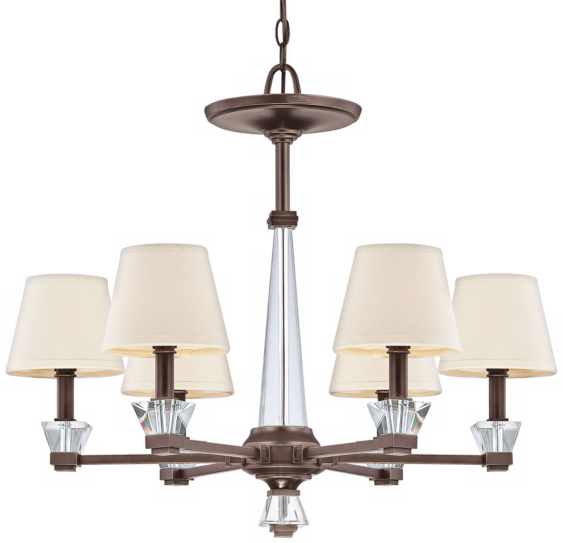 Quoizel Deluxe Palladian Bronze Chandelier