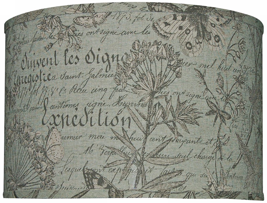 French Botanical Drum Shade 16x16x13 (Spider)
