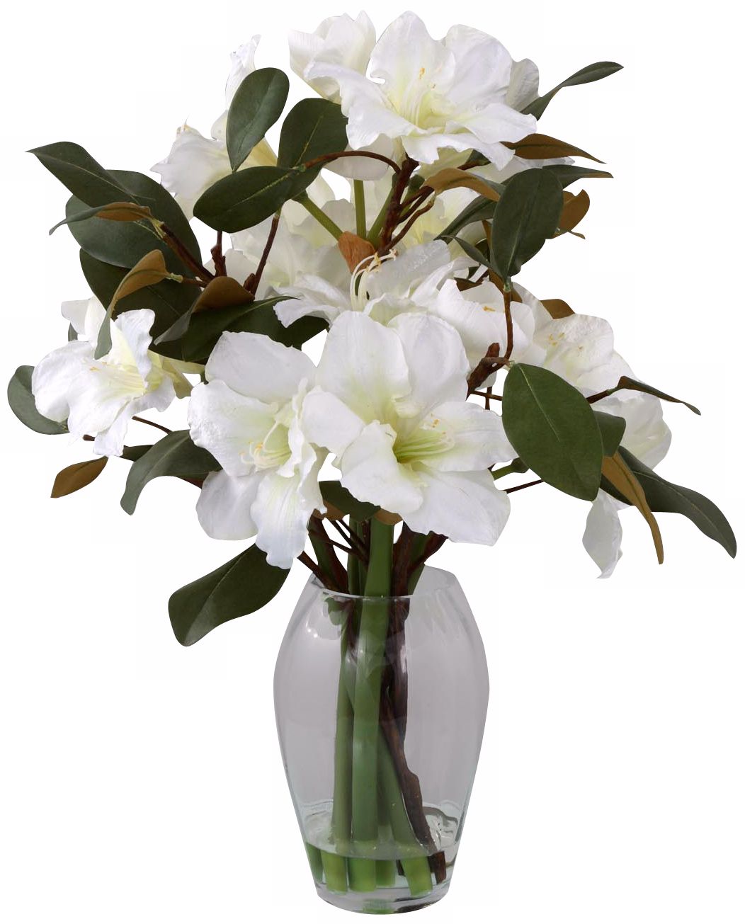Uttermost Faux Flower White Lily Lazy Days Water Garden