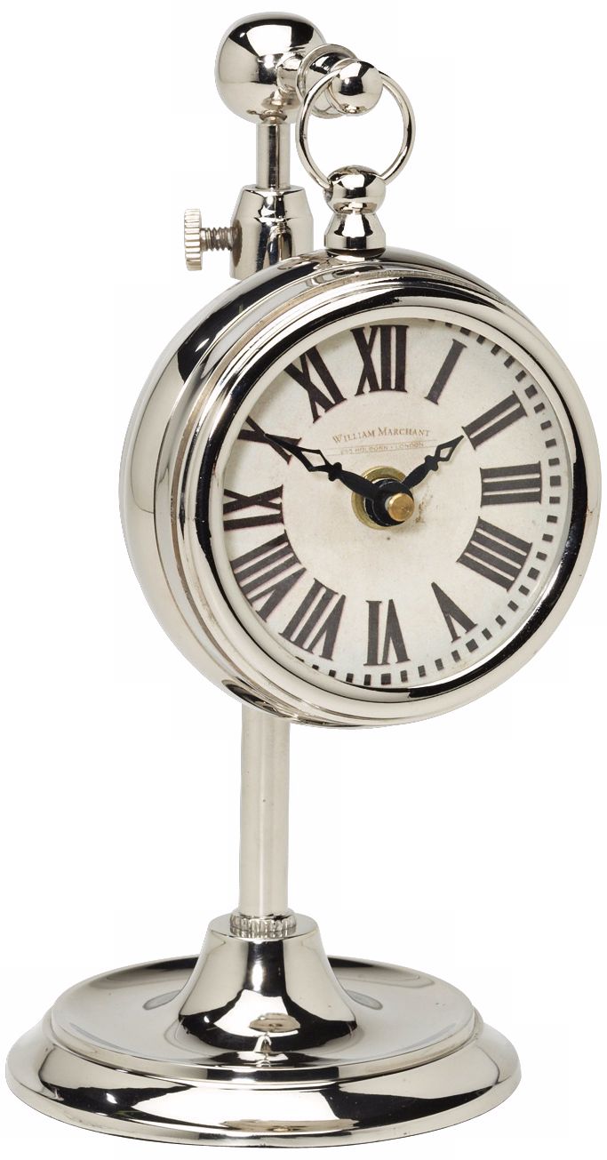 Uttermost Marchant Cream Pocket Watch Desk Clock