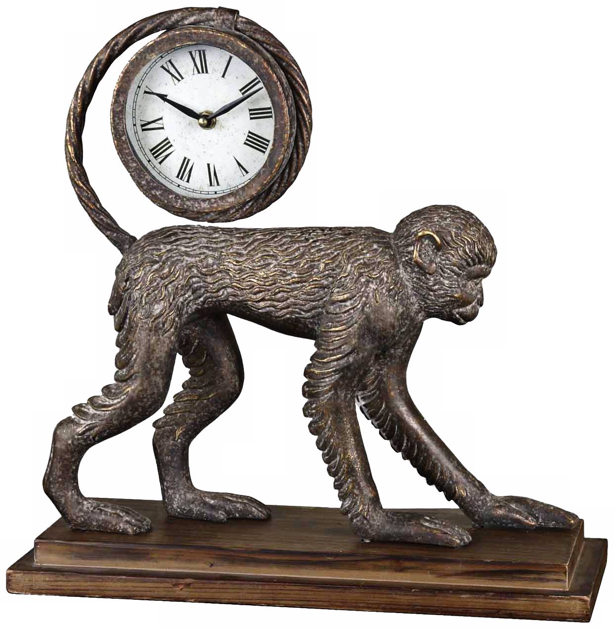 Uttermost Monkey Clock
