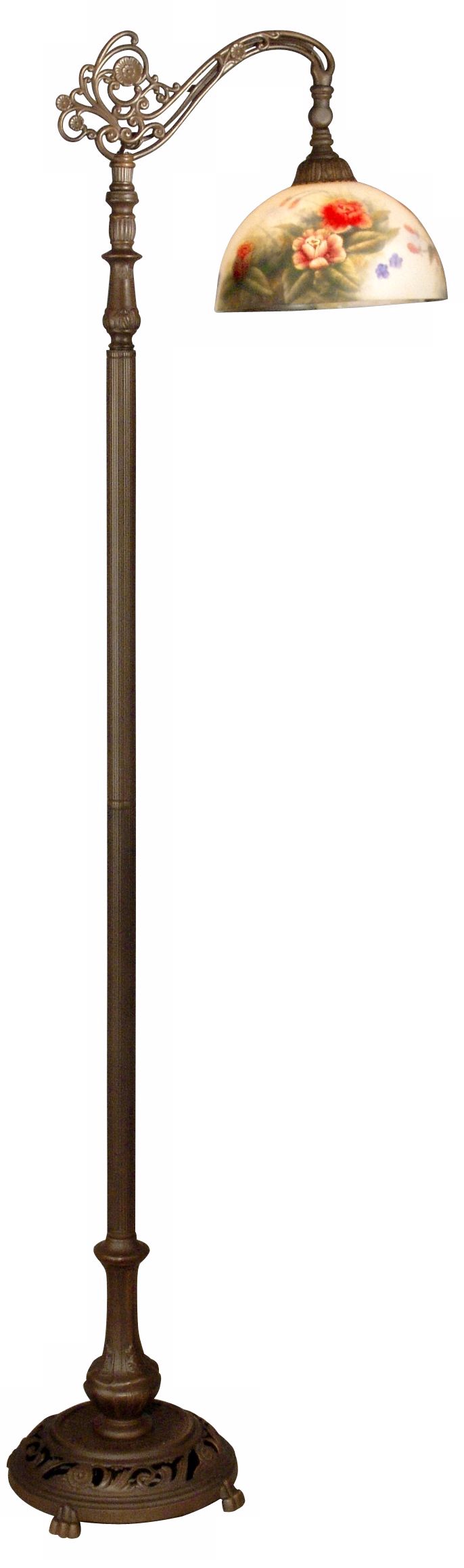 Dale Tiffany Rose Dome Downbridge Floor Lamp