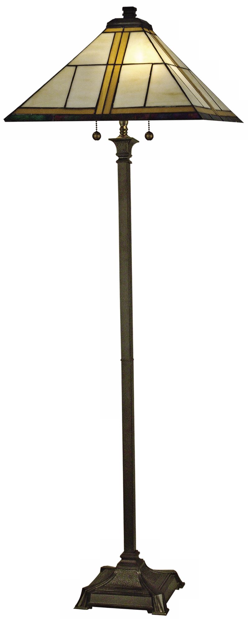 Dale Tiffany Simplicity Mission 65" High Floor Lamp