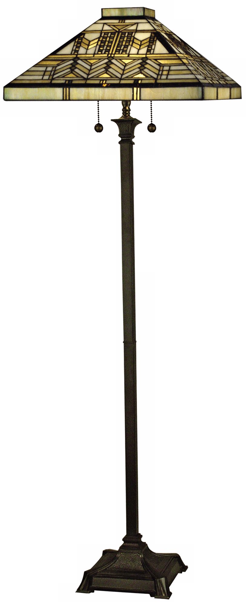 Dale Tiffany Old Park Mission 65" High Floor Lamp