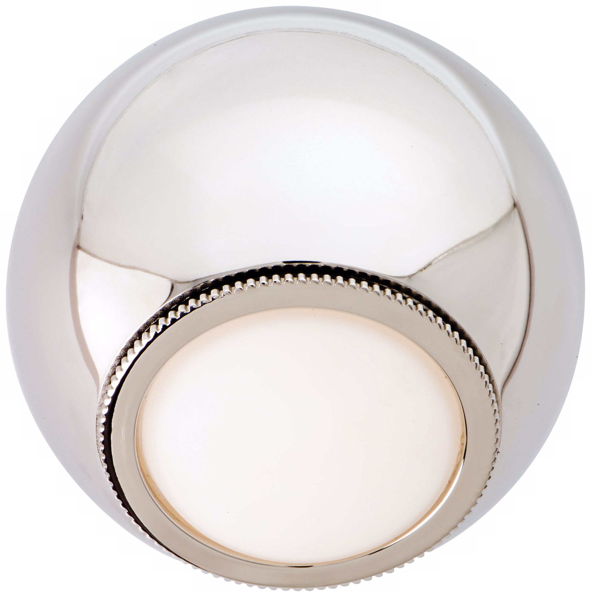 CSL Orb Polished Nickel 5 1/4" Wide LED Wall Light