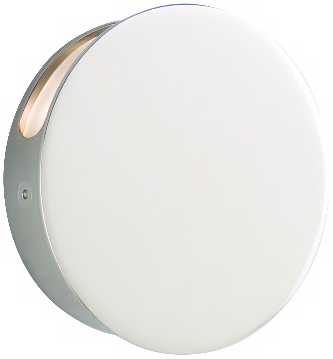 CSL Disc Single Polished Nickel 4 3/4" Wide LED Wall Light