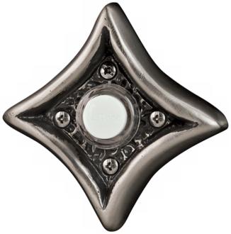 NuTone Coadey Pewter Wired Push Button Doorbell T0156