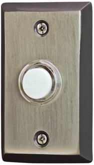 NuTone Ingot Pewter Wired Push Button Doorbell T0177