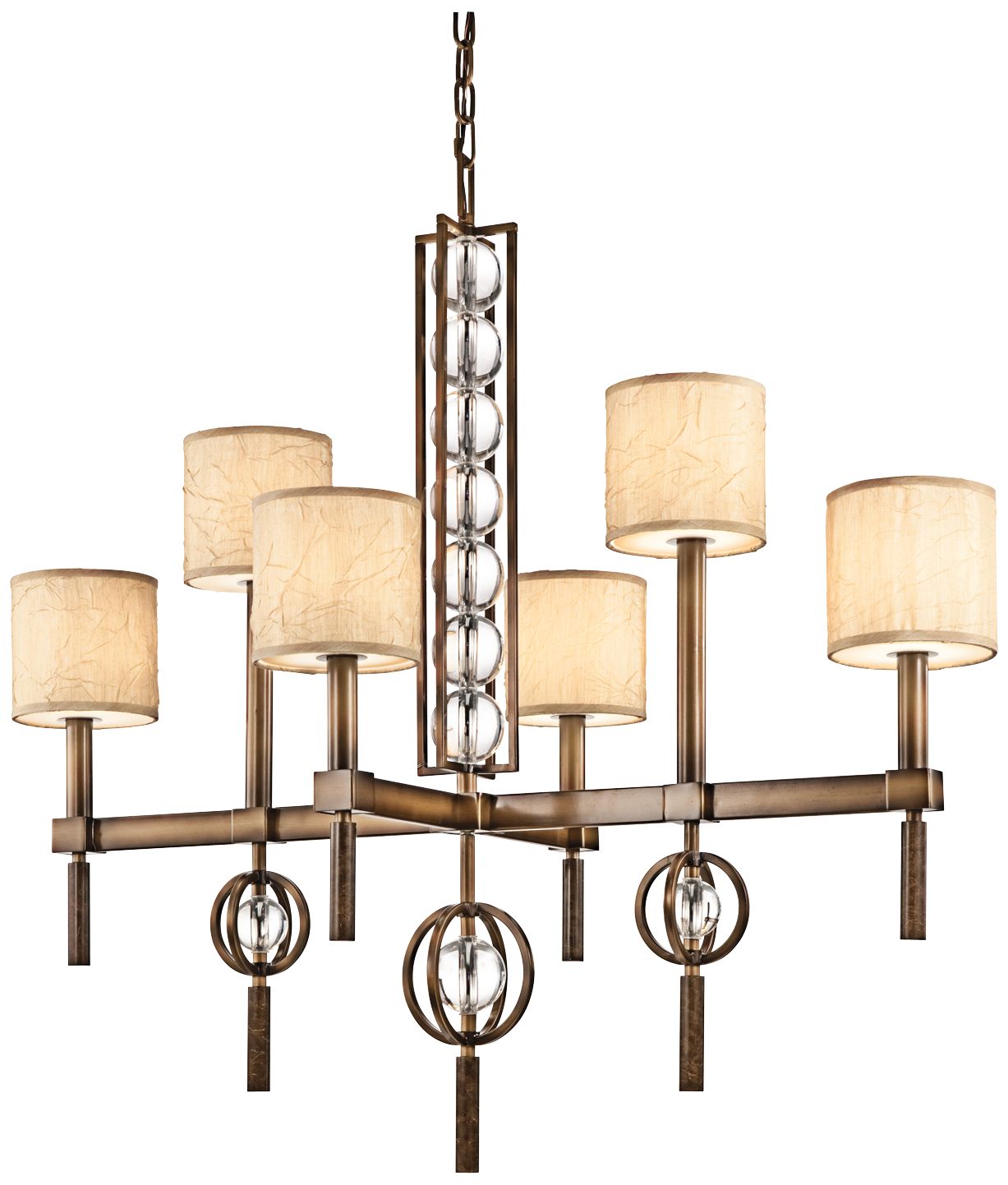 Kichler Celestial Cambridge Bronze 44" Wide Chandelier