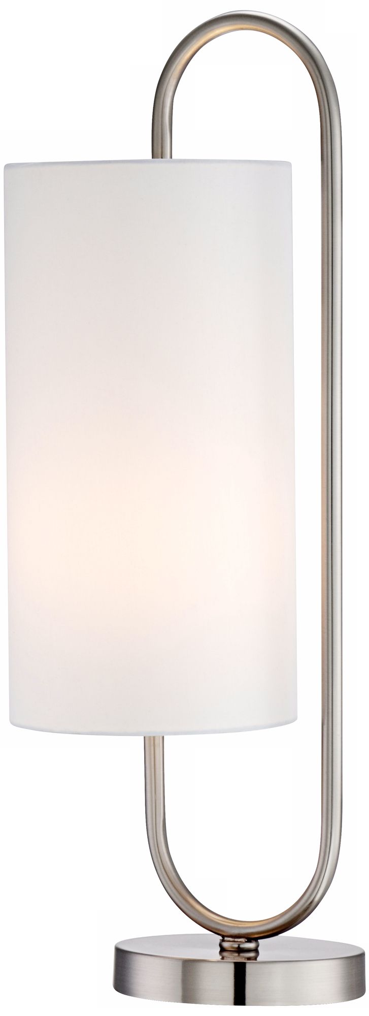 Paperclip Accent Lamp With Cylinder Shade