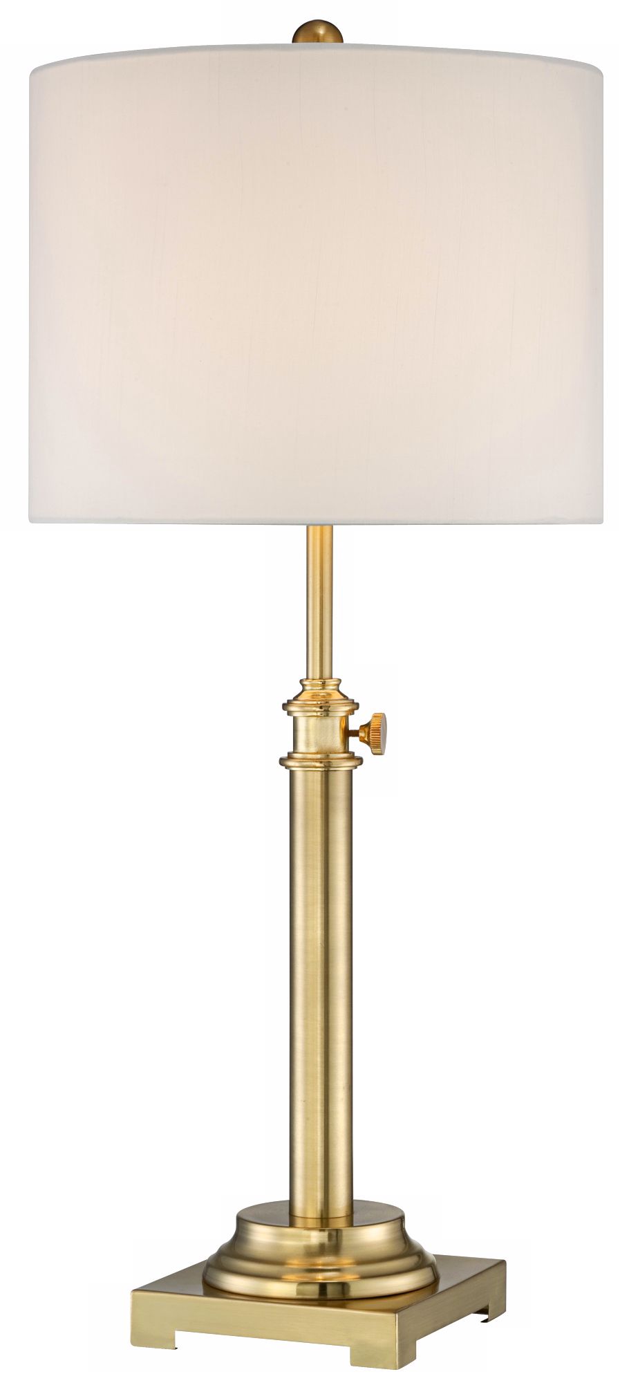Brass Finish Stick Table Lamp