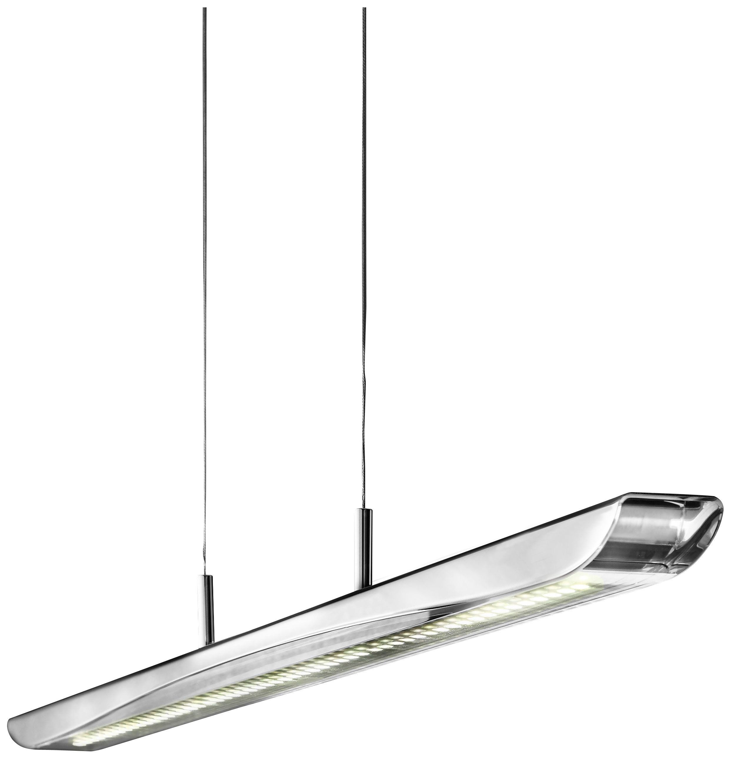 Slight Satin Nickel 43 1/2" Wide LED Holtkoetter Pendant