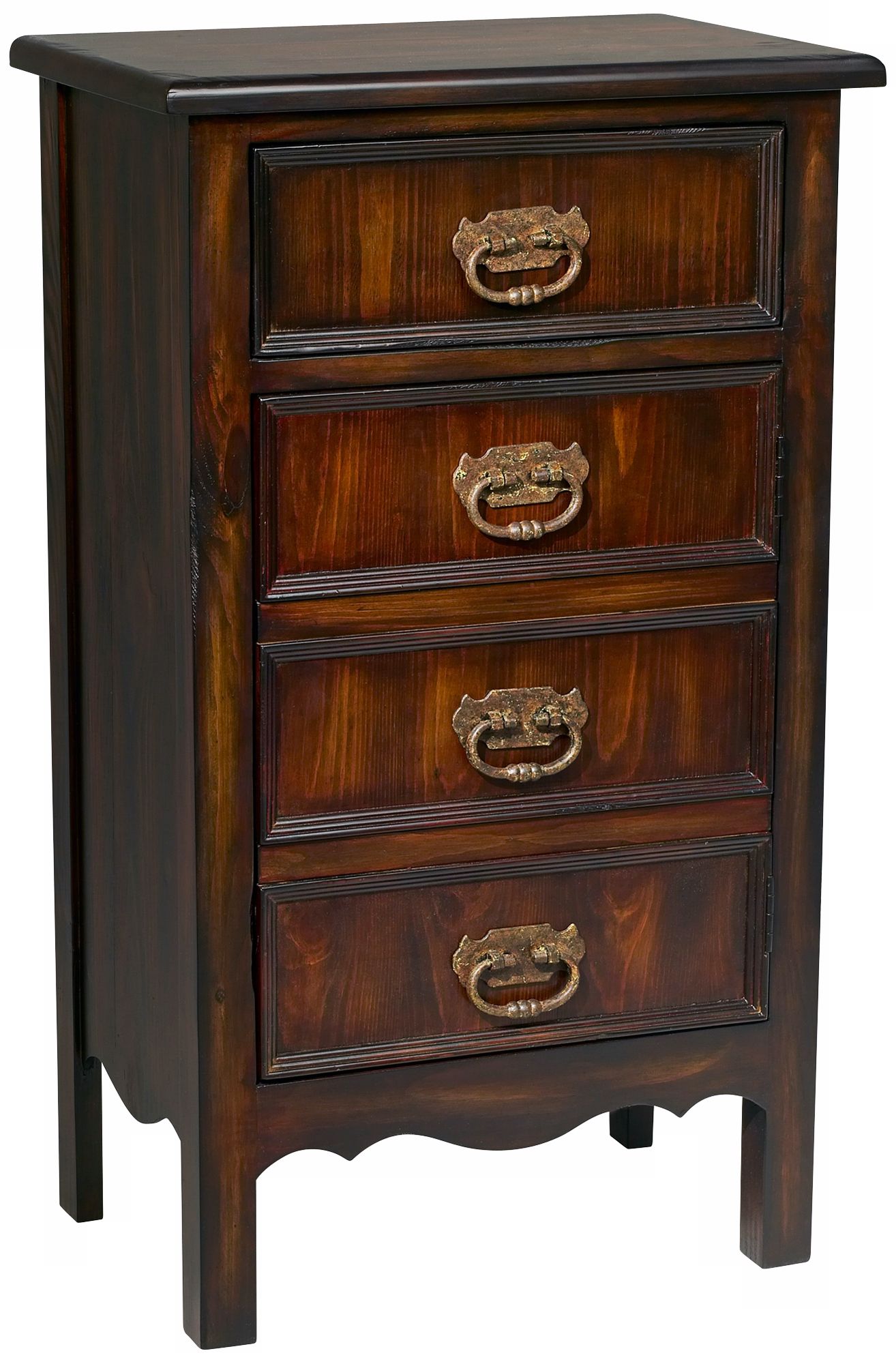 Frederic Dark Walnut Storage Accent Table
