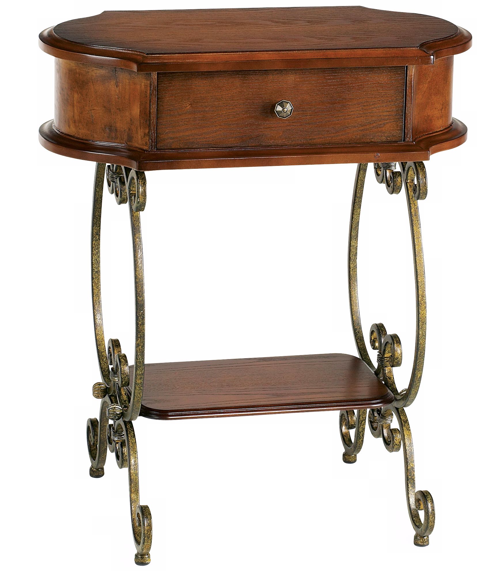 Virginia Scroll Leg Accent Table