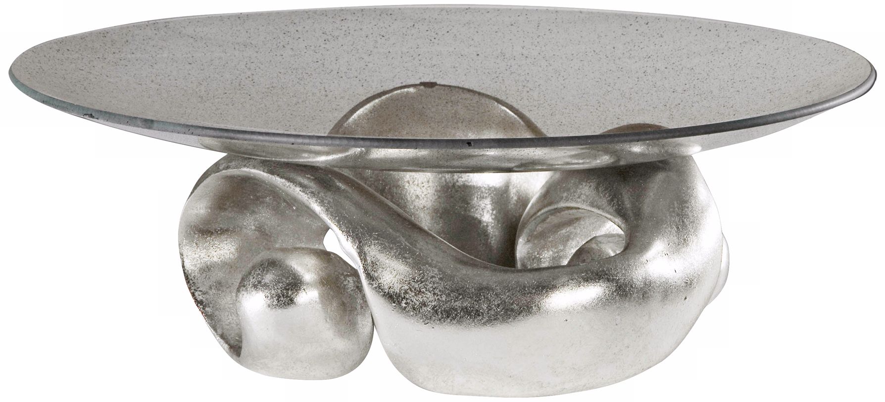 Uttermost Champagne Silver Leaf Entwined Bowl