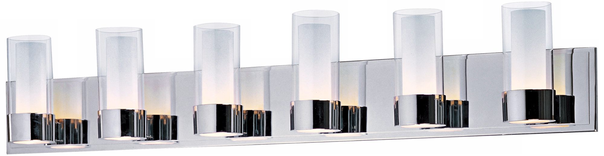 Maxim Silo Polished Chrome 6-Light Bathroom Light Fixture