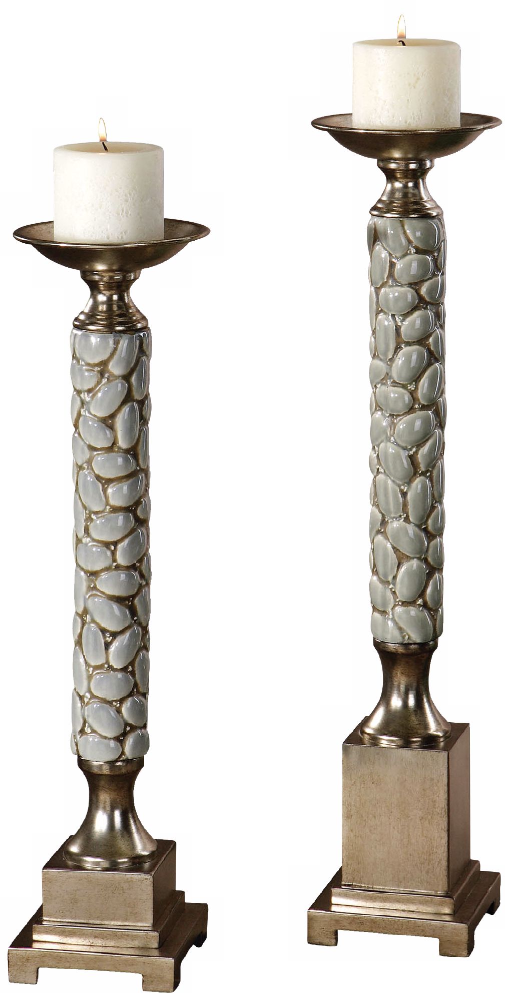 Uttermost Set of 2 Cabry Candle Holders