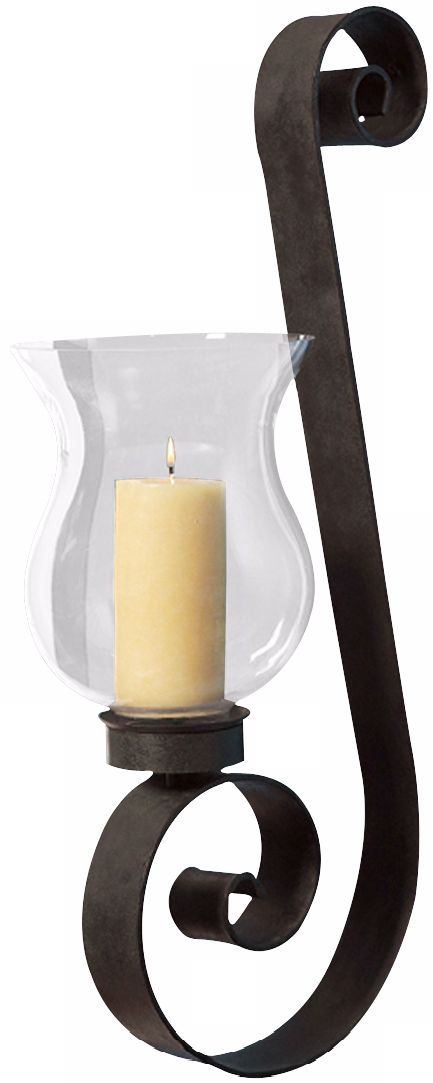 Uttermost Cleft Wall Hurricane Candle Holder
