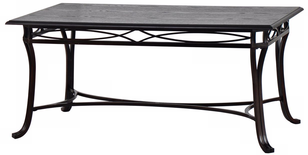 Savoie 42 3/4" Wide Oil Rubbed Bronze Coffee Table