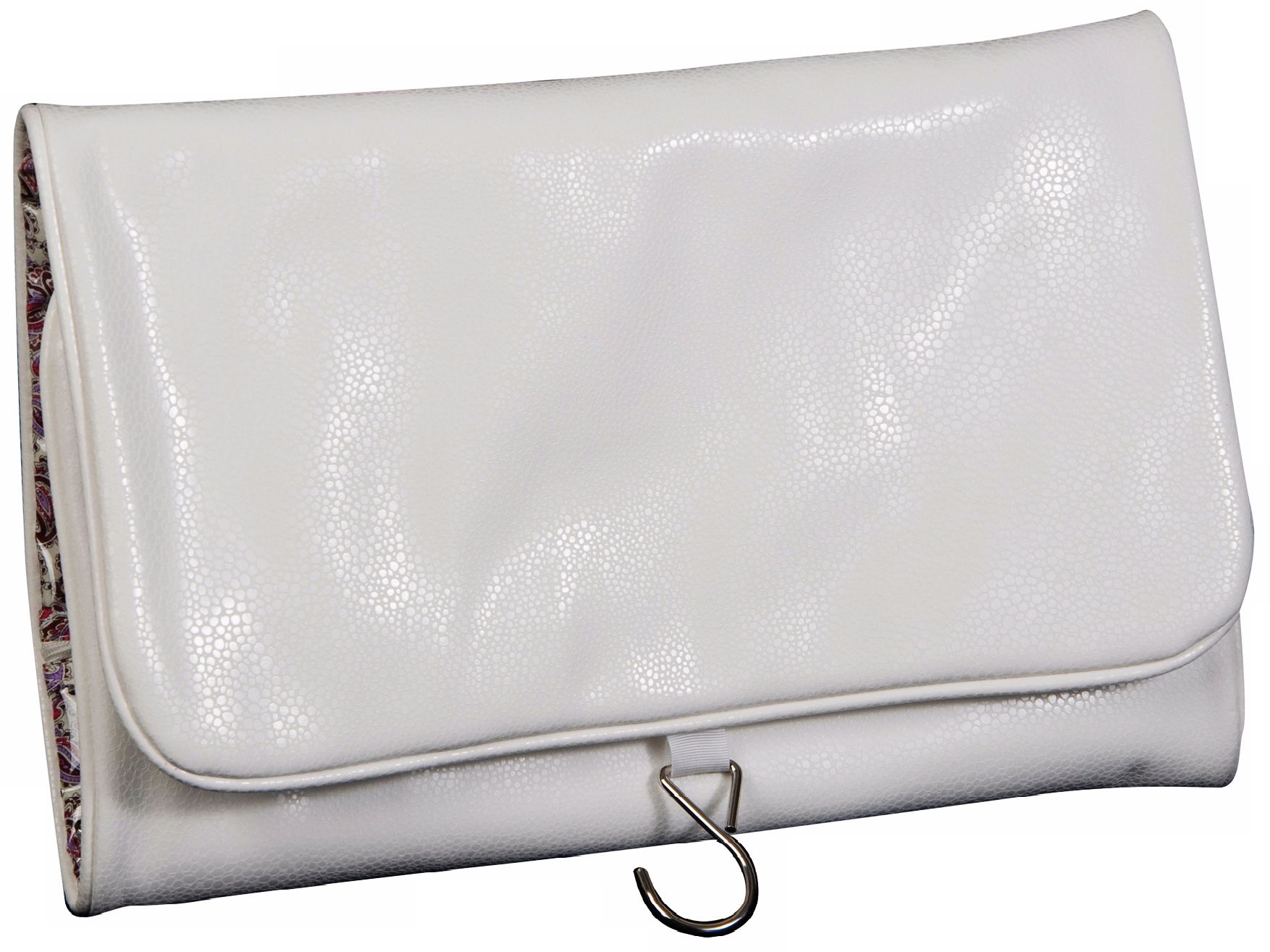 Mele Co Amandine White Pebble Hanging Travel Organizer T1184