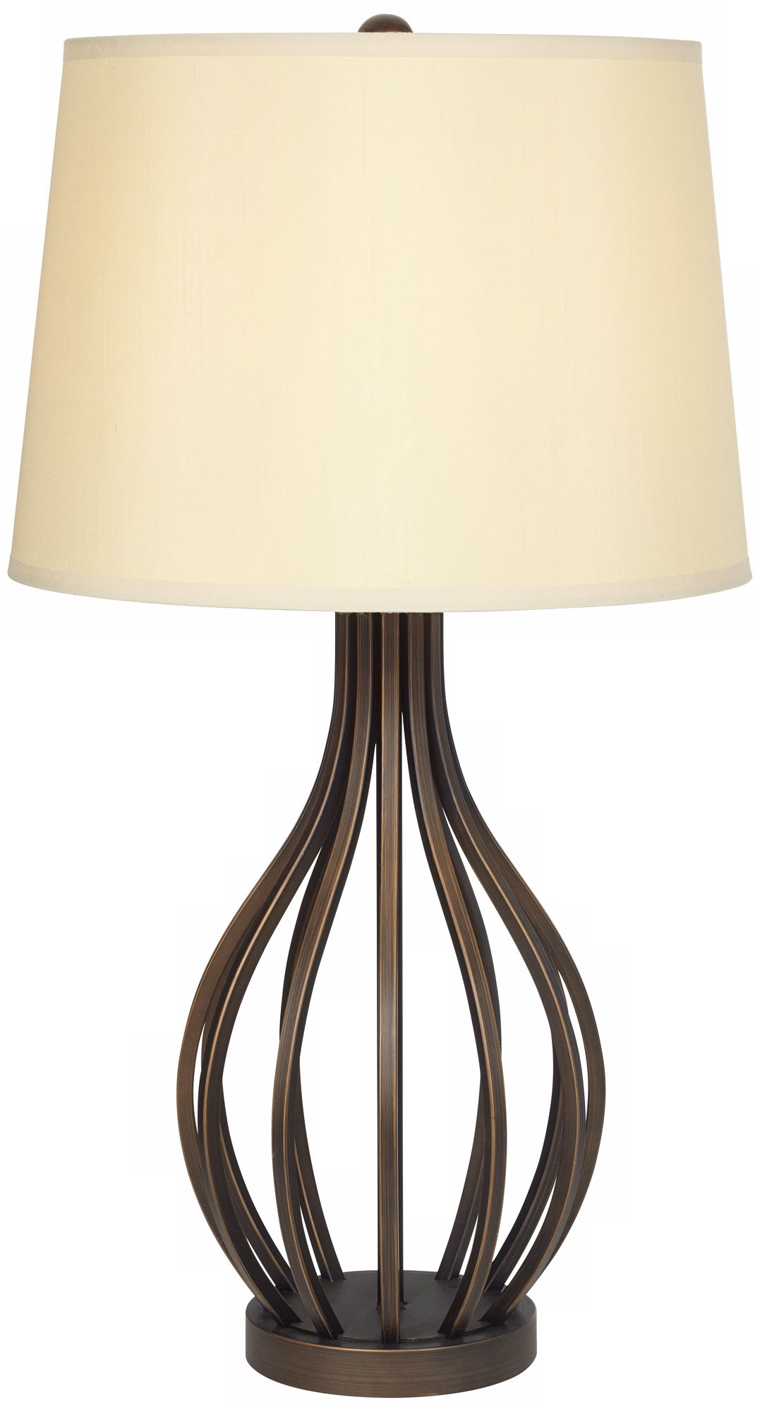 Bronze Iron Open Gourd Table Lamp