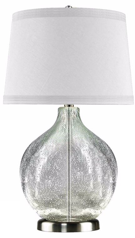 Clear Bubble Glass Jug Table Lamp T1211