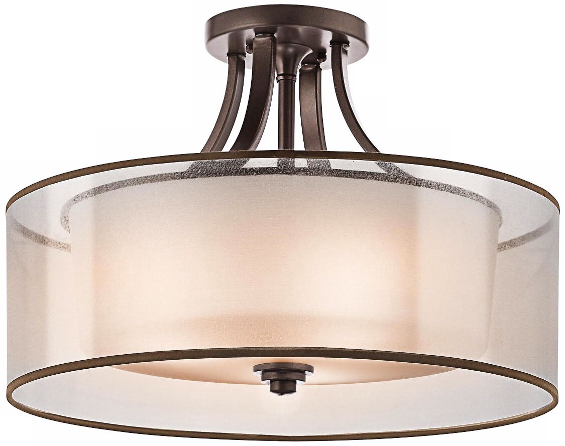 Kichler Lacey 20" Wide Bronze Ceiling Light Fixture