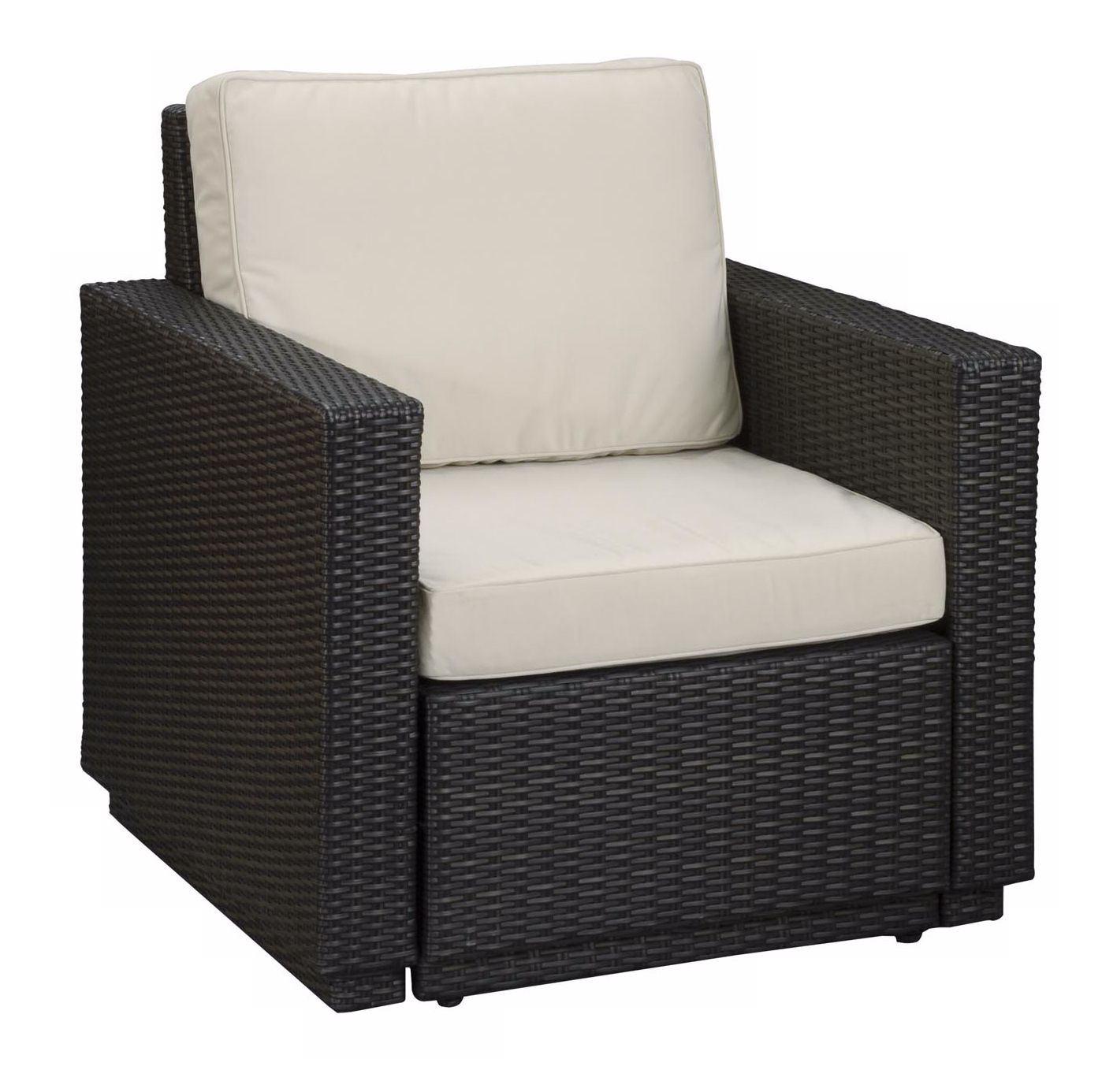 Riviera Brown Stone Cushion Outdoor Arm Chair