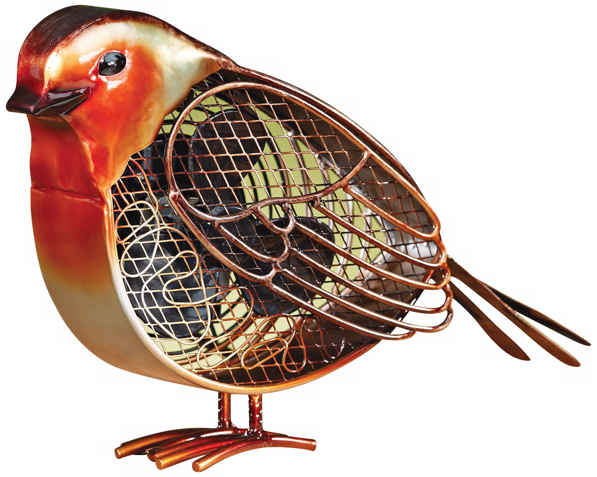 Small Robin Figurine Decorative Desk Fan T1355 On Popscreen