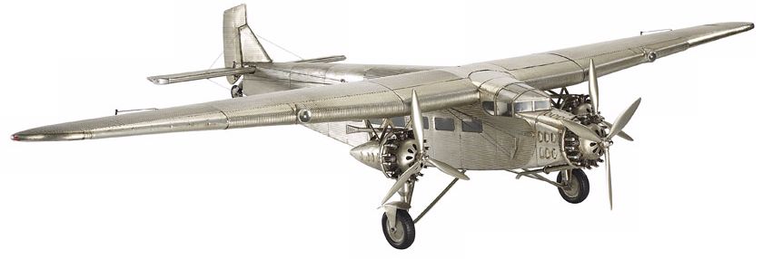 Ford Trimotor Monoplane Scale Model