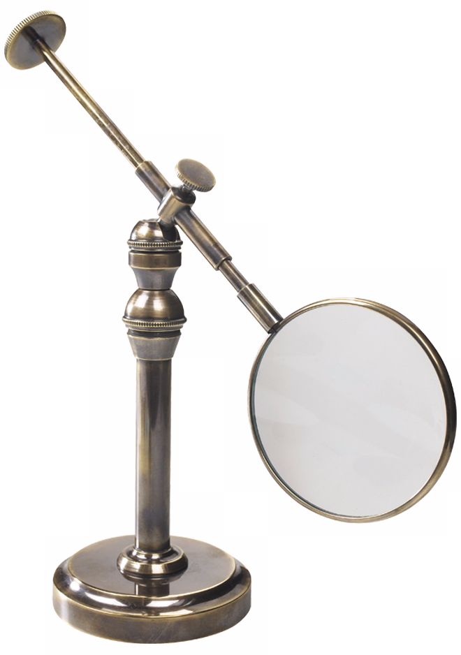 Empress Brass and Bronze Magnifying Reading Glass